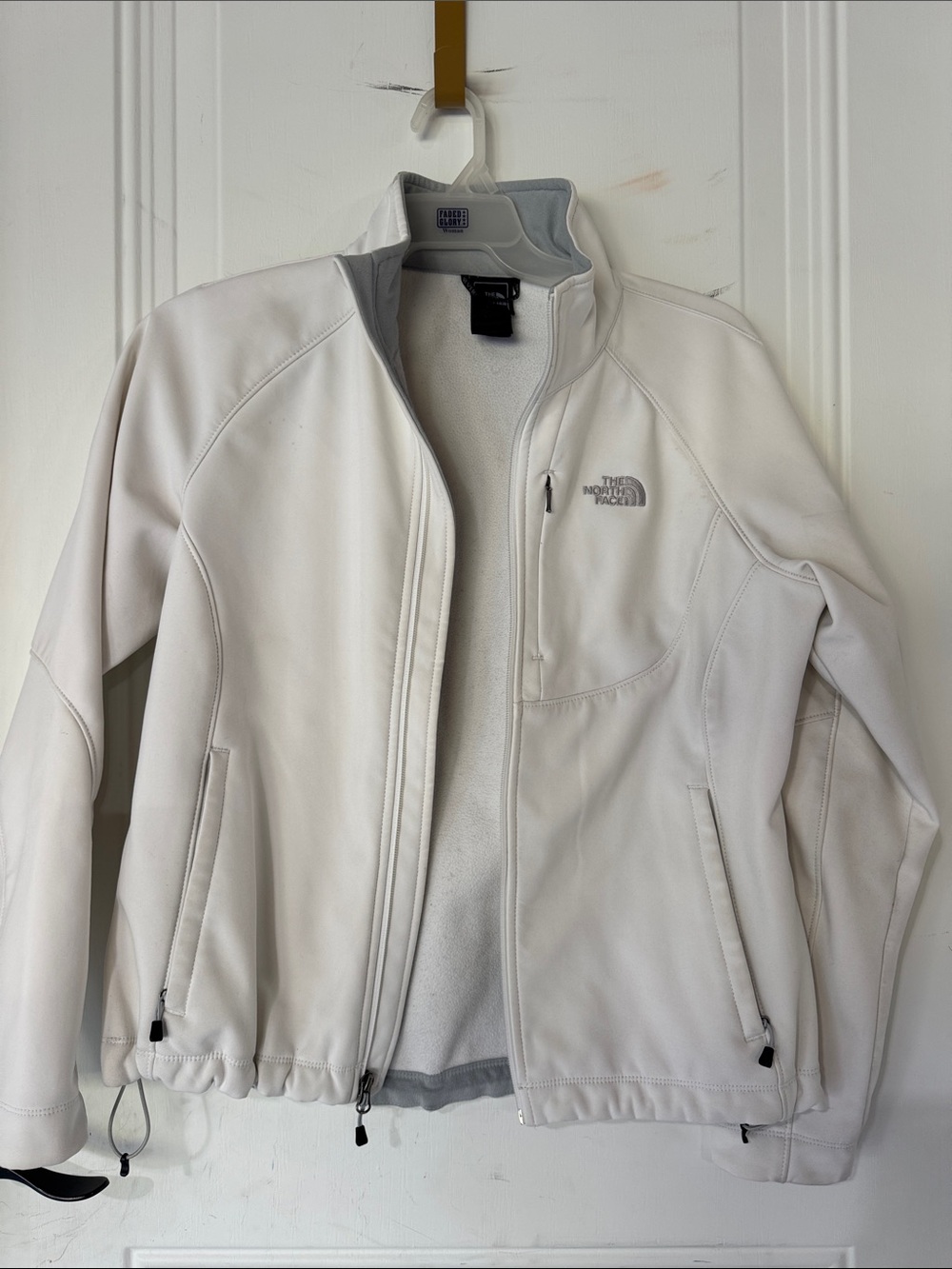 The North Face Women's White Soft Shell Utility Jacket